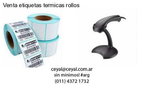 Venta etiquetas termicas rollos