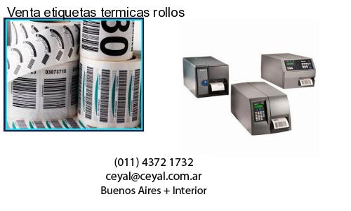 Venta etiquetas termicas rollos