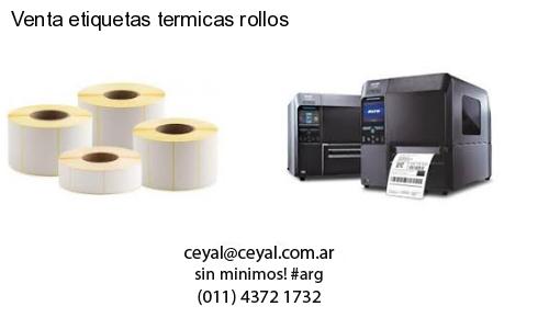 Venta etiquetas termicas rollos