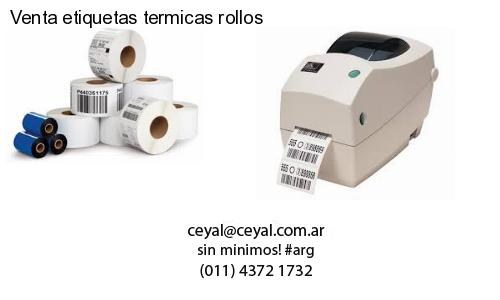Venta etiquetas termicas rollos