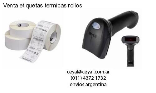 Venta etiquetas termicas rollos