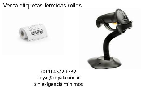 Venta etiquetas termicas rollos