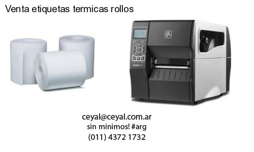 Venta etiquetas termicas rollos