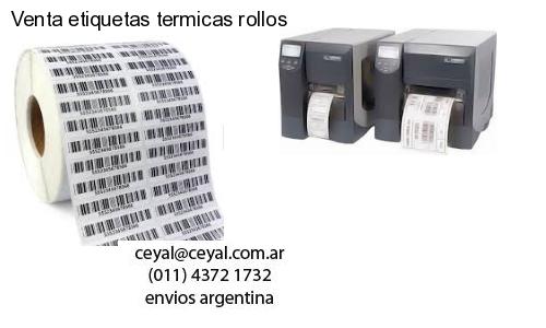 Venta etiquetas termicas rollos