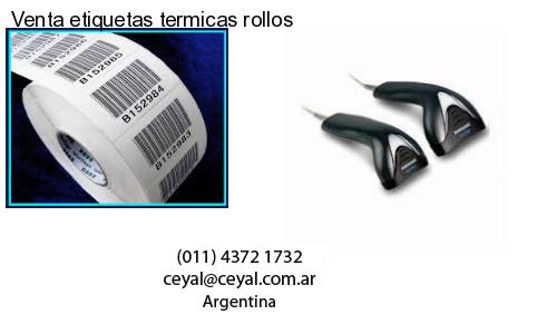 Venta etiquetas termicas rollos