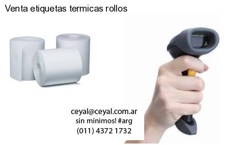 Venta etiquetas termicas rollos