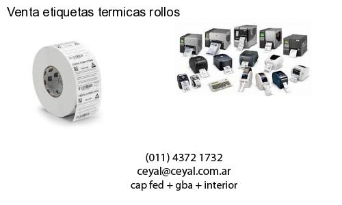 Venta etiquetas termicas rollos