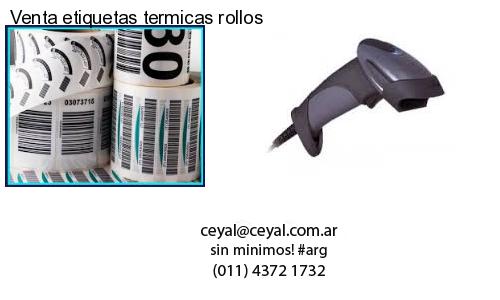 Venta etiquetas termicas rollos