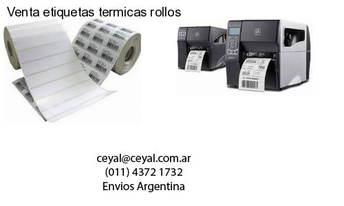 Venta etiquetas termicas rollos