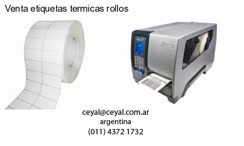 Venta etiquetas termicas rollos