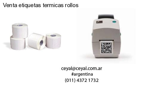 Venta etiquetas termicas rollos