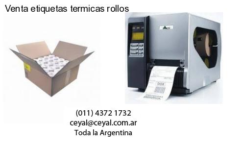 Venta etiquetas termicas rollos