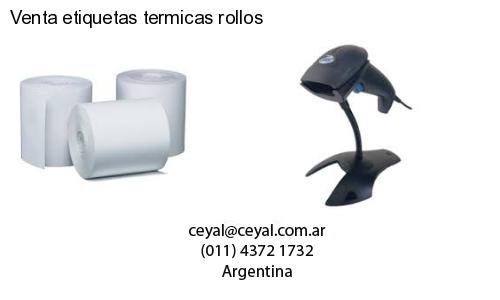 Venta etiquetas termicas rollos