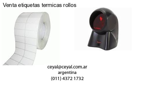Venta etiquetas termicas rollos