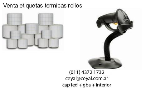 Venta etiquetas termicas rollos