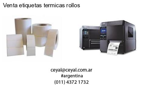 Venta etiquetas termicas rollos