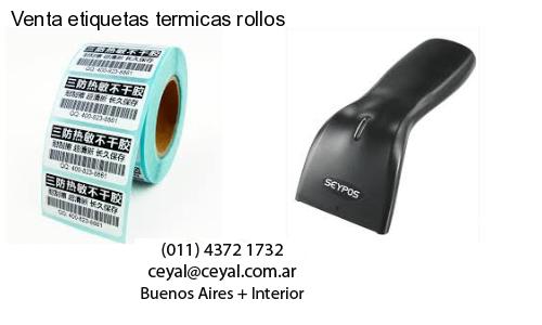 Venta etiquetas termicas rollos