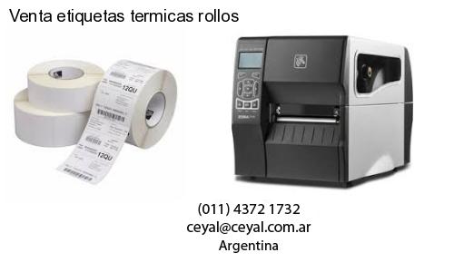 Venta etiquetas termicas rollos