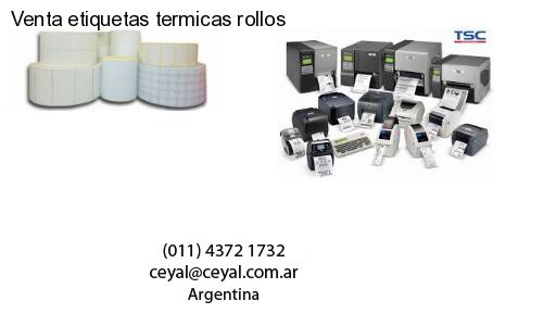 Venta etiquetas termicas rollos