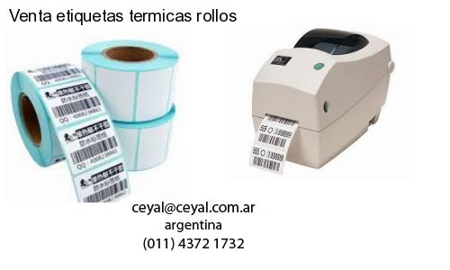 Venta etiquetas termicas rollos