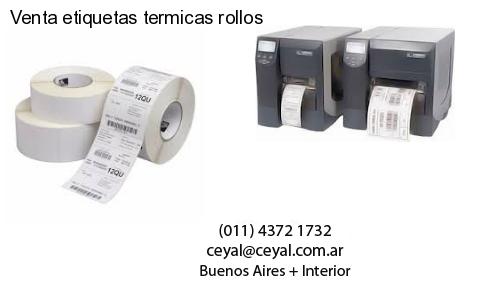 Venta etiquetas termicas rollos