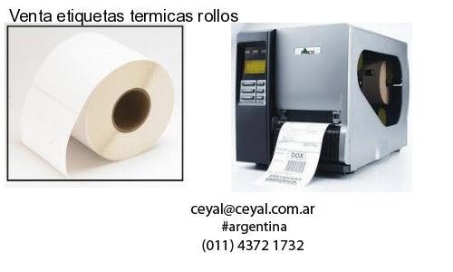 Venta etiquetas termicas rollos