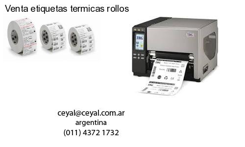 Venta etiquetas termicas rollos