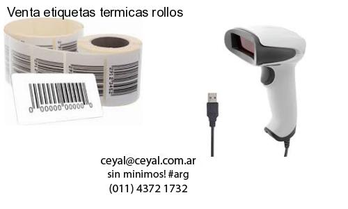Venta etiquetas termicas rollos