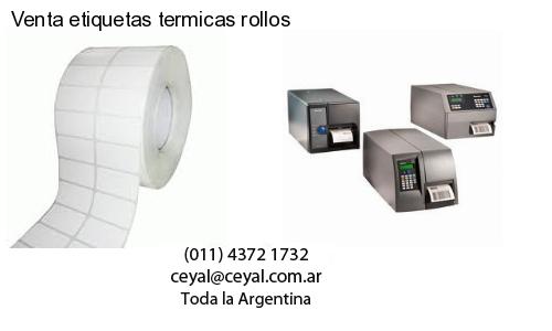 Venta etiquetas termicas rollos