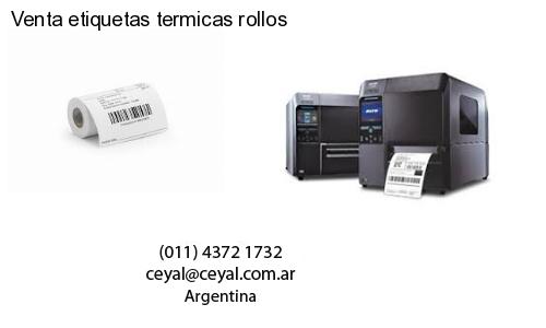 Venta etiquetas termicas rollos