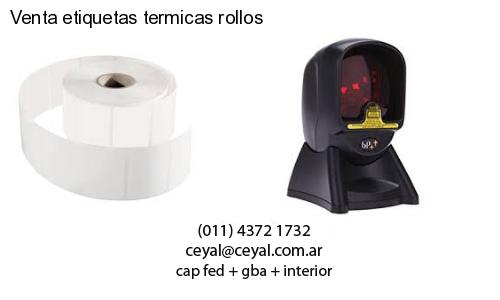 Venta etiquetas termicas rollos