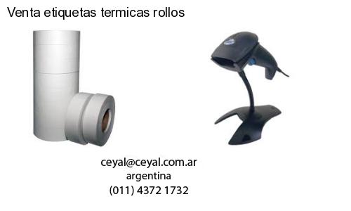 Venta etiquetas termicas rollos