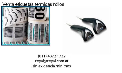 Venta etiquetas termicas rollos
