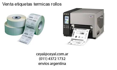 Venta etiquetas termicas rollos