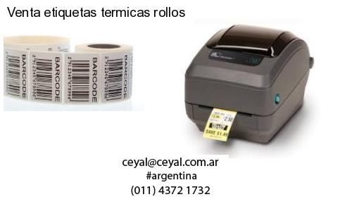 Venta etiquetas termicas rollos