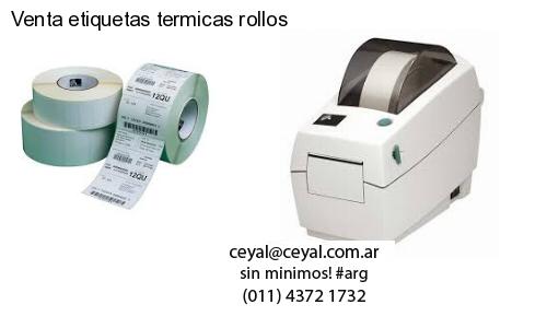 Venta etiquetas termicas rollos