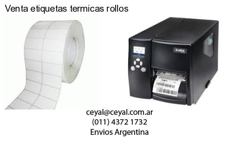 Venta etiquetas termicas rollos