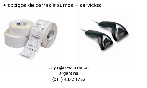   codigos de barras insumos   servicios