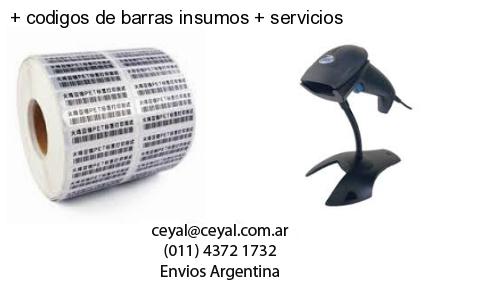   codigos de barras insumos   servicios