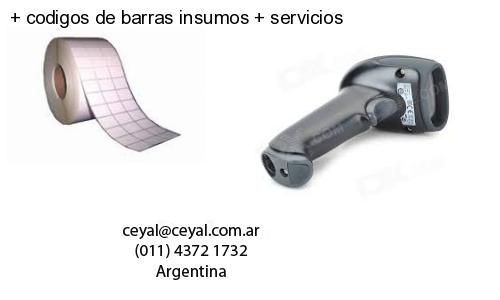   codigos de barras insumos   servicios