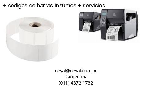 codigos de barras insumos servicios