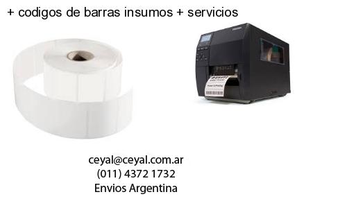 codigos de barras insumos servicios