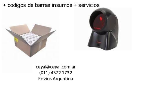   codigos de barras insumos   servicios