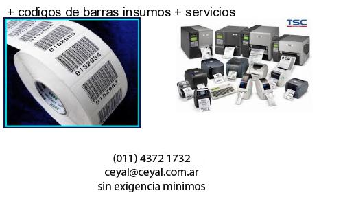   codigos de barras insumos   servicios