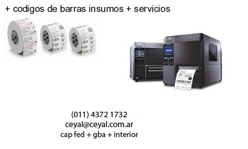   codigos de barras insumos   servicios