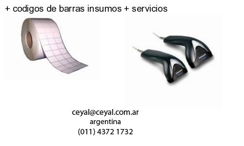 codigos de barras insumos servicios