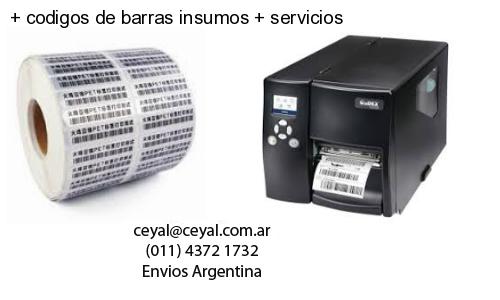   codigos de barras insumos   servicios