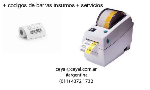 codigos de barras insumos servicios