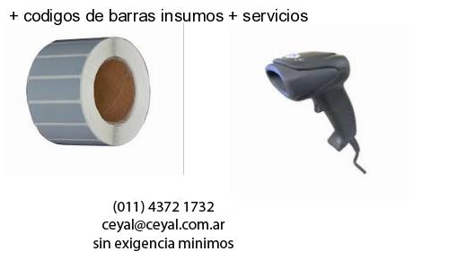  codigos de barras insumos   servicios
