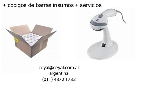   codigos de barras insumos   servicios